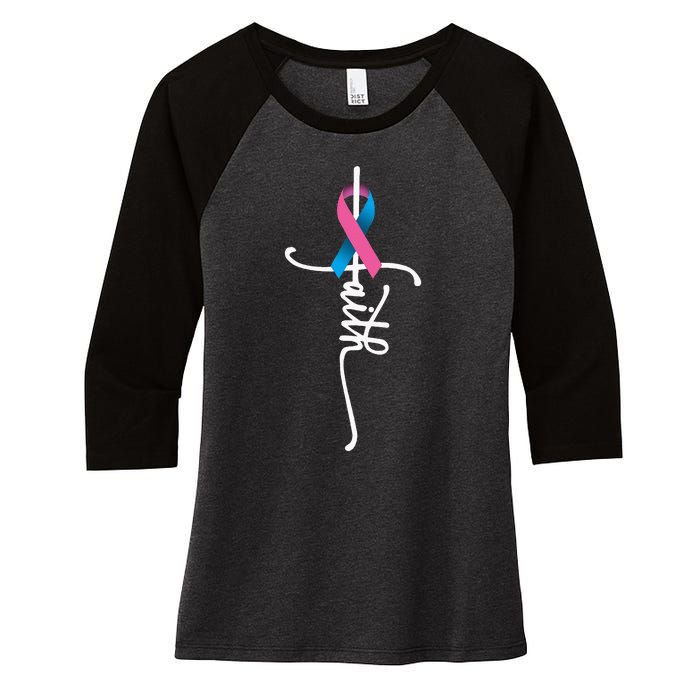 Pregnancy Infant Loss Awareness Baby Loss Memorial Mom Dad Women's Tri-Blend 3/4-Sleeve Raglan Shirt