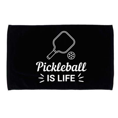 Pickleball Is Life Dink Enthusiast Gift. Microfiber Hand Towel