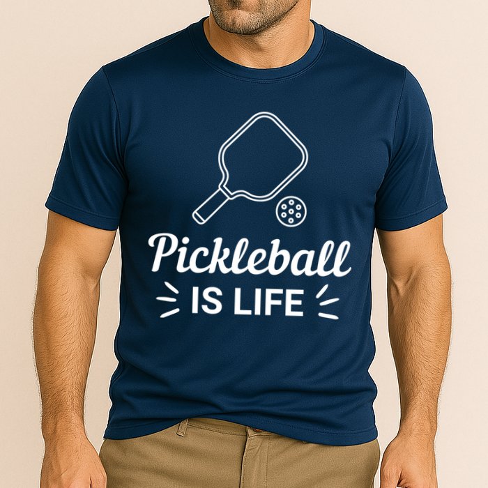 Pickleball Is Life Dink Enthusiast Gift. Cooling Performance Crew T-Shirt