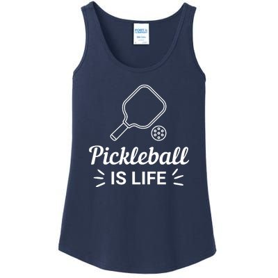 Pickleball Is Life Dink Enthusiast Gift. Ladies Essential Tank