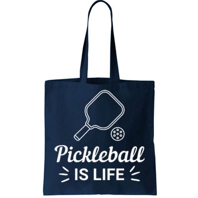 Pickleball Is Life Dink Enthusiast Gift. Tote Bag