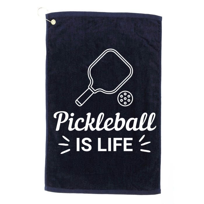 Pickleball Is Life Dink Enthusiast Gift. Golf Towel