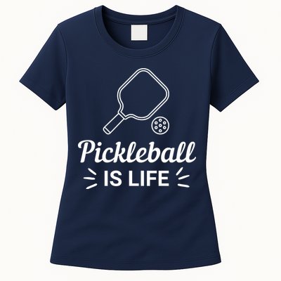 Pickleball Is Life Dink Enthusiast Gift. Womens T-Shirt