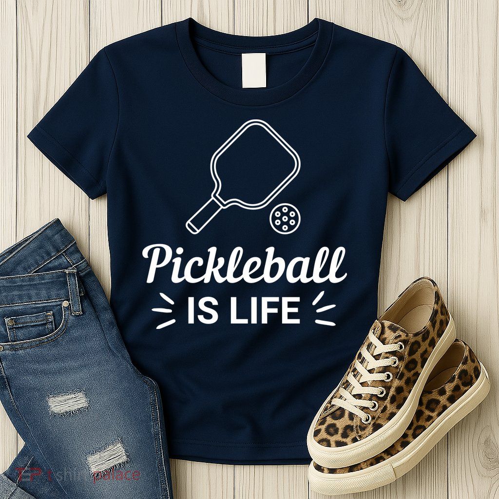 Pickleball Is Life Dink Enthusiast Gift. Womens T-Shirt