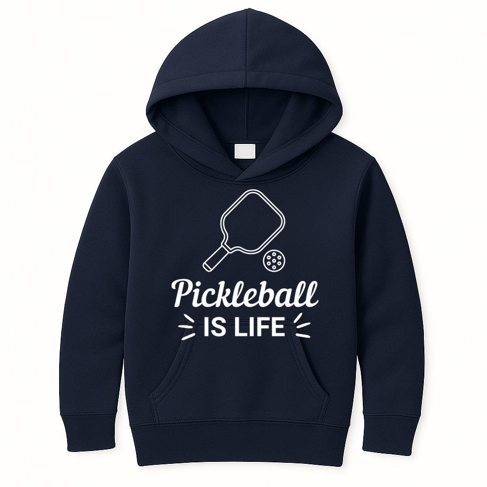 Pickleball Is Life Dink Enthusiast Gift. Kids Hoodie
