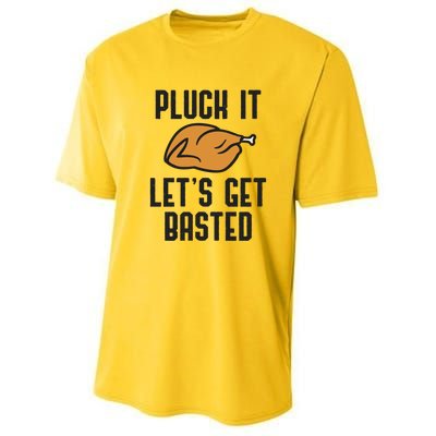 Pluck It Let's Get Basted Cute Gift Youth Performance Sprint T-Shirt