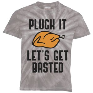 Pluck It Let's Get Basted Cute Gift Kids Tie-Dye T-Shirt