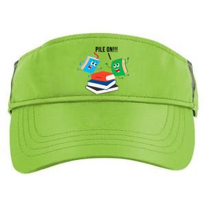 Pile On Books Adult Drive Performance Visor