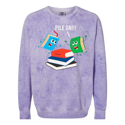 Pile On Books Colorblast Crewneck Sweatshirt