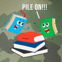 Pile On Books Legacy Tie Dye Trucker Hat