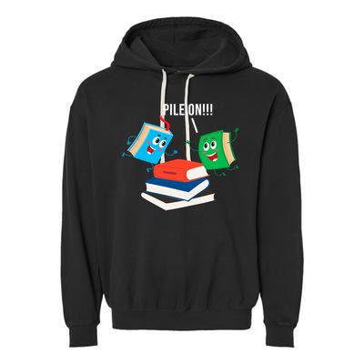 Pile On Books Garment-Dyed Fleece Hoodie