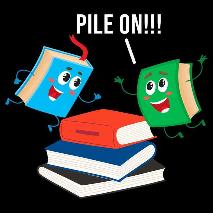 Pile On Books Doggie Tank