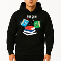 Pile On Books Hoodie