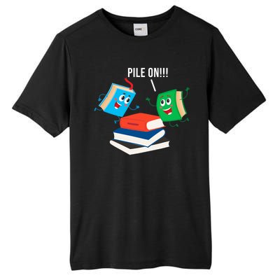 Pile On Books Tall Fusion ChromaSoft Performance T-Shirt