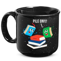 Pile On Books 15oz Campfire Ceramic Mug