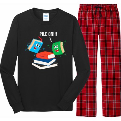 Pile On Books Long Sleeve Pajama Set