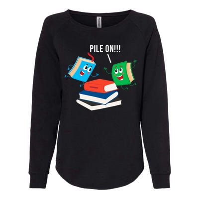 Pile On Books Womens California Wash Sweatshirt