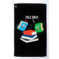 Pile On Books Golf Towel