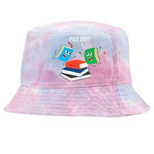 Pile On Books Tie-Dyed Bucket Hat