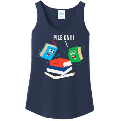 Pile On Books Ladies Essential Tank