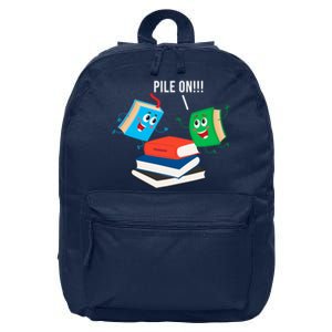 Pile On Books 16 in Basic Backpack