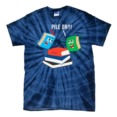 Pile On Books Tie-Dye T-Shirt