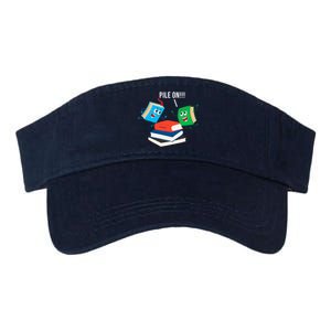 Pile On Books Valucap Bio-Washed Visor