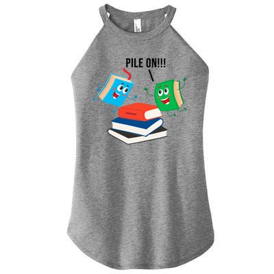 Pile On Books Women's Perfect Tri Rocker Tank