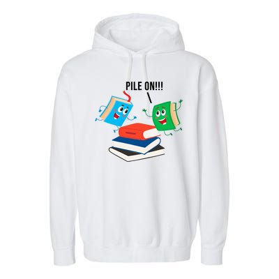 Pile On Books Garment-Dyed Fleece Hoodie