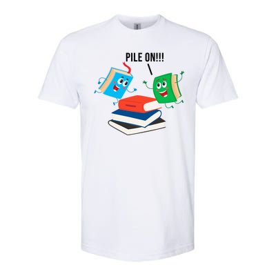 Pile On Books Softstyle® CVC T-Shirt