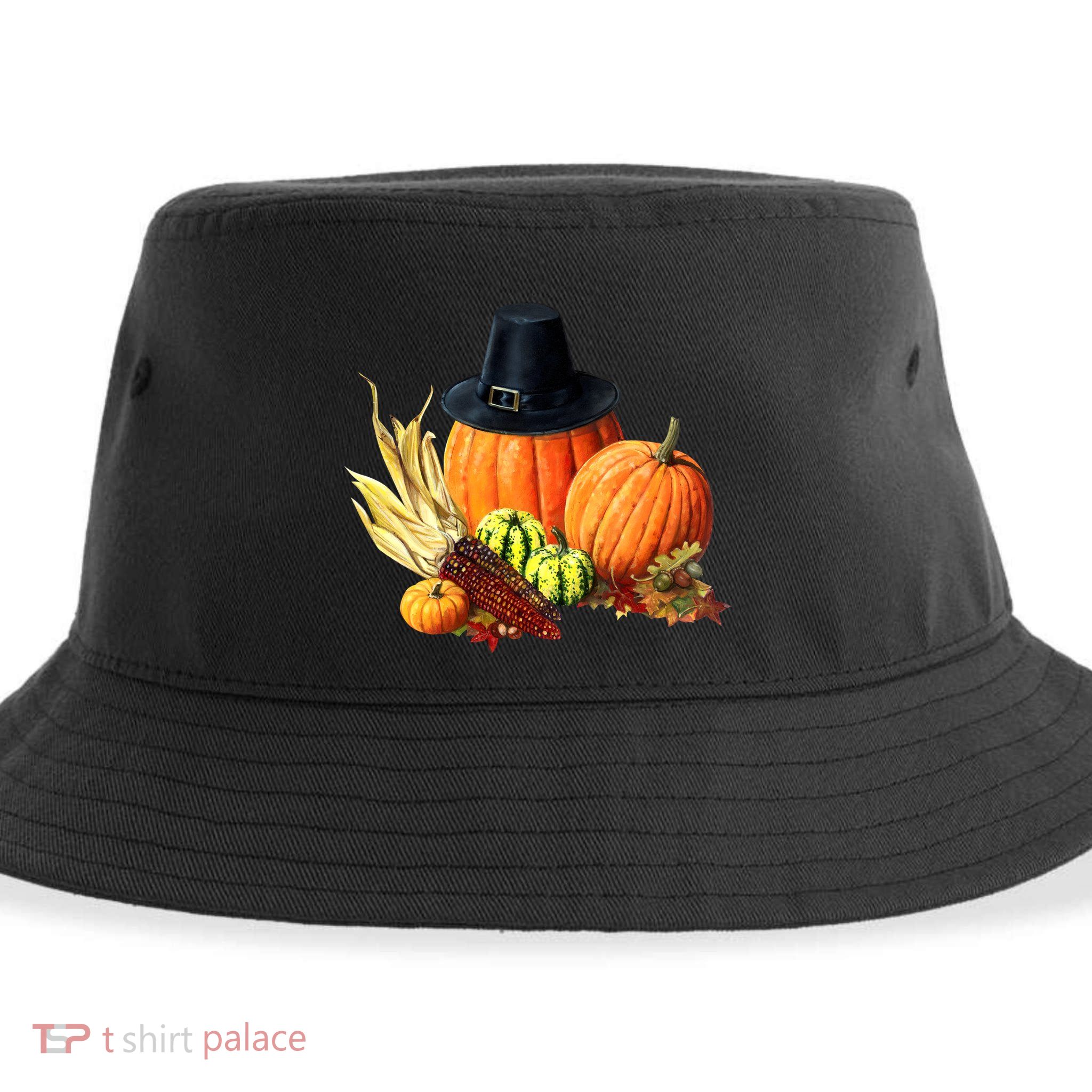 Pilgrim Thanksgiving Sustainable Bucket Hat