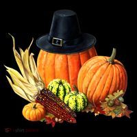 Pilgrim Thanksgiving Sustainable Bucket Hat