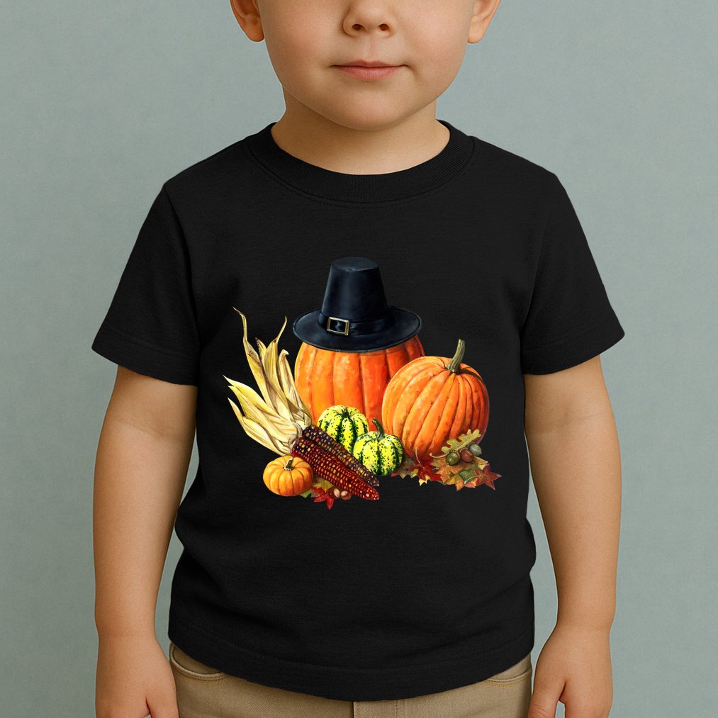 Pilgrim Thanksgiving Toddler T-Shirt