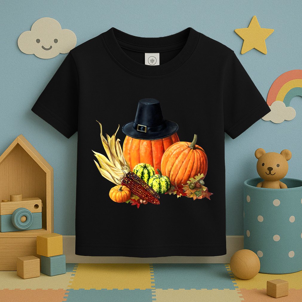 Pilgrim Thanksgiving Toddler T-Shirt