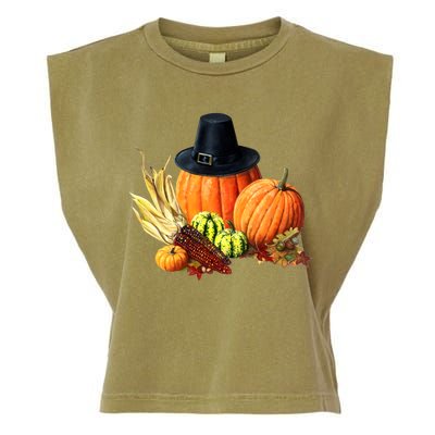 Pilgrim Thanksgiving Garment-Dyed Women's Muscle Tee