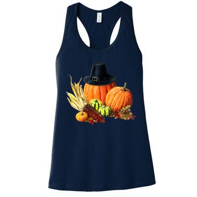 Pilgrim Thanksgiving Women's Racerback Tank