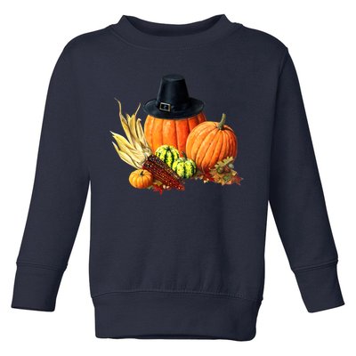 Pilgrim Thanksgiving Toddler Sweatshirt