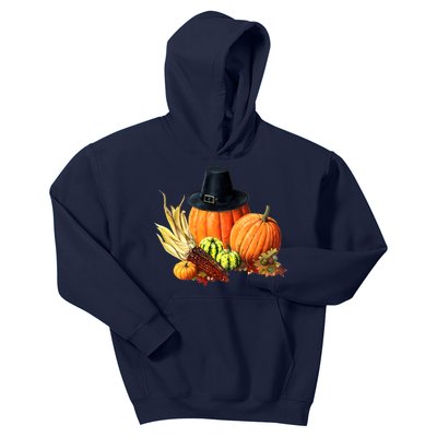 Pilgrim Thanksgiving Kids Hoodie