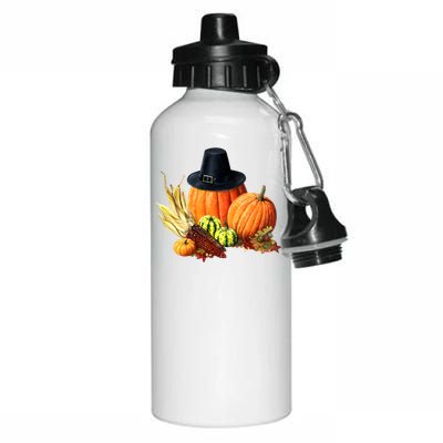 Pilgrim Thanksgiving Aluminum Water Bottle