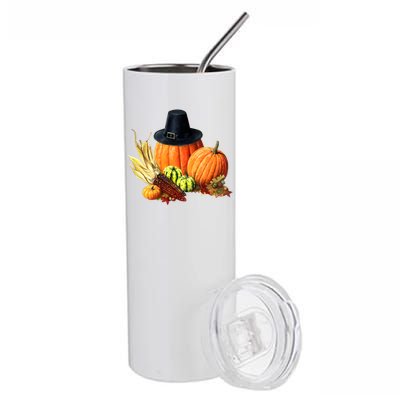 Pilgrim Thanksgiving Stainless Steel Tumbler