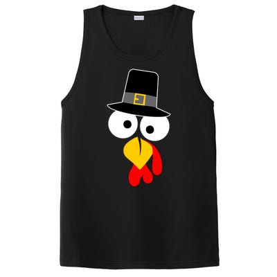 Pilgrim Turkey Big Face Thanksgiving PosiCharge Competitor Tank