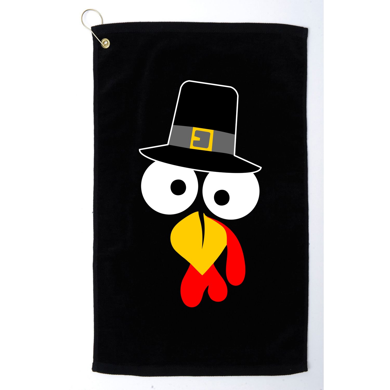 Pilgrim Turkey Big Face Thanksgiving Golf Towel