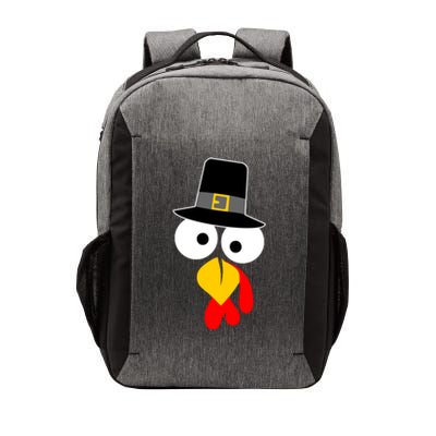 Pilgrim Turkey Big Face Thanksgiving Vector Backpack