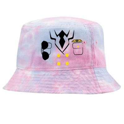 Pilot Costume Uniform Tie-Dyed Bucket Hat