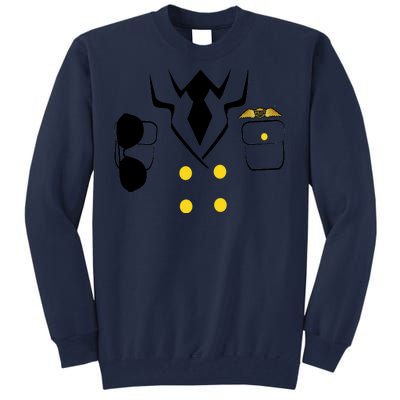 Pilot Costume Uniform Tall Sweatshirt