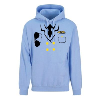 Pilot Costume Uniform Unisex Surf Hoodie