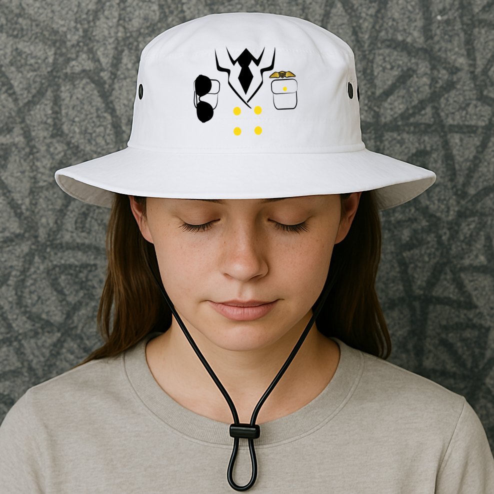 Pilot Costume Uniform Bucket Hat