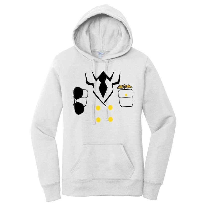 Pilot Costume Uniform Women's Pullover Hoodie