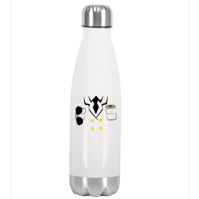 Pilot Costume Uniform Stainless Steel Insulated Water Bottle