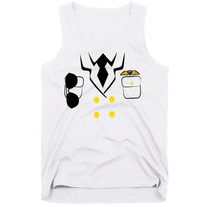 Pilot Costume Uniform Tank Top